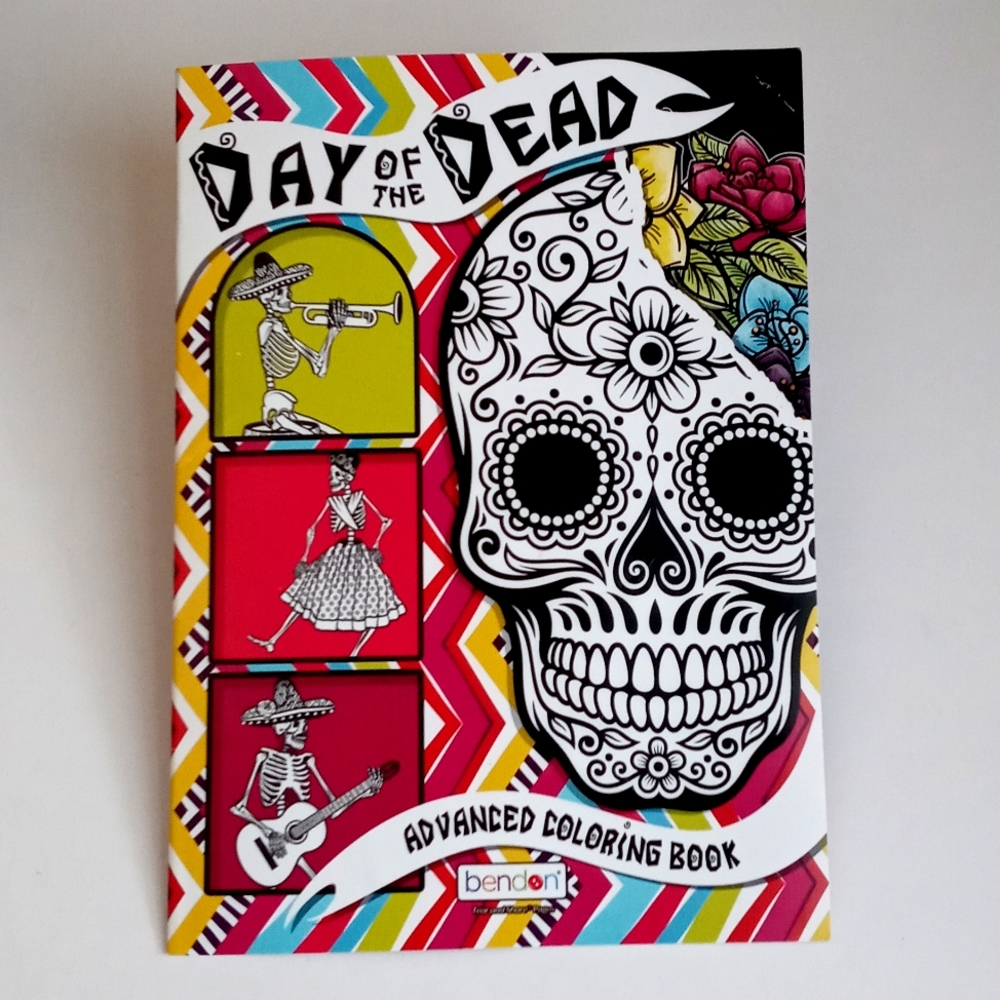 Day Of The Dead Advanced Coloring Book 30 Pages Inspired by Mexico's Holiday